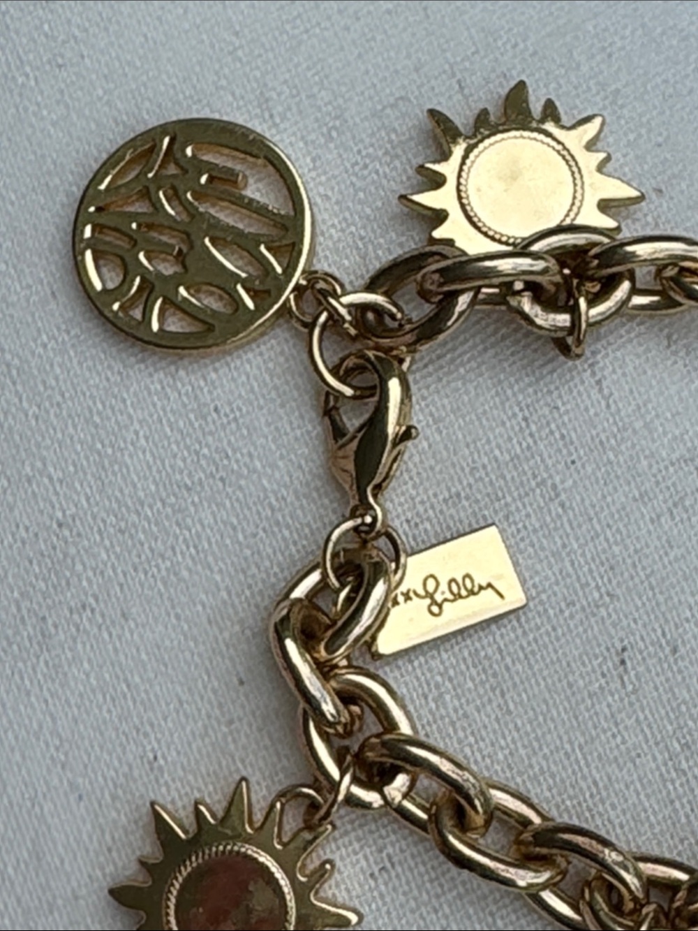 Lilly Pulitzer is shine sunflowers charm bracelet - Picture 3 of 4